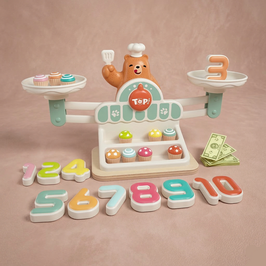 Kids Math Balance Scale 5-in-1 | The Pastry-Chef Lab