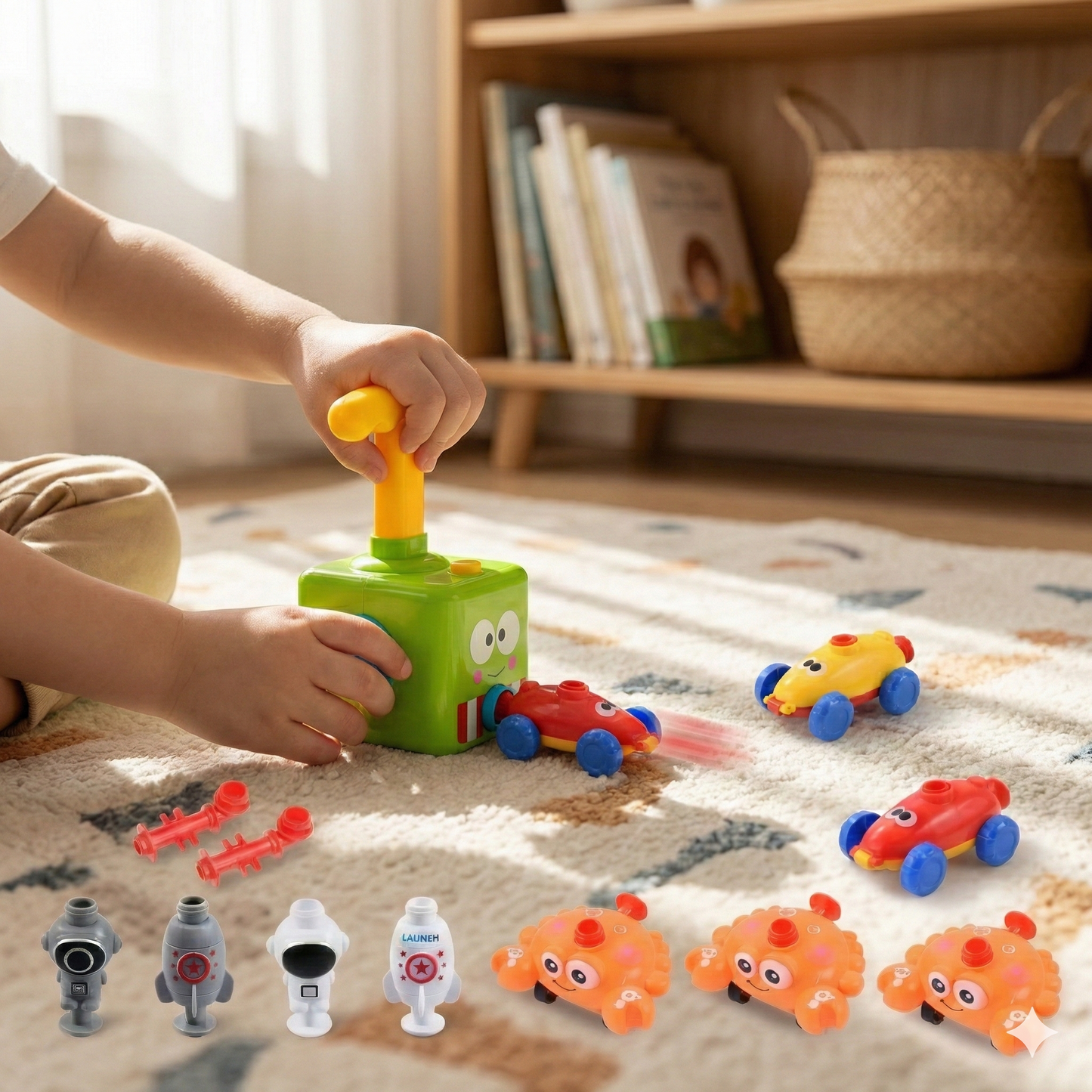 The AeroPulse Kinetic Studio | 2-in-1 Pneumatic Launch & Flight System