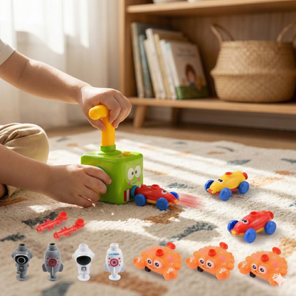 The AeroPulse Kinetic Studio | 2-in-1 Pneumatic Launch & Flight System