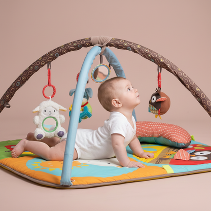 Baby Play Gym Mat Zoo Sensory 4-in-1 | The Savanna Sanctuary