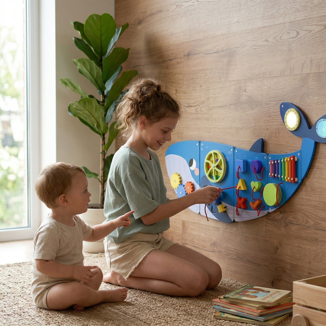 Montessori Wall Toy 8-in-1 | The Oceanic Discovery Suite