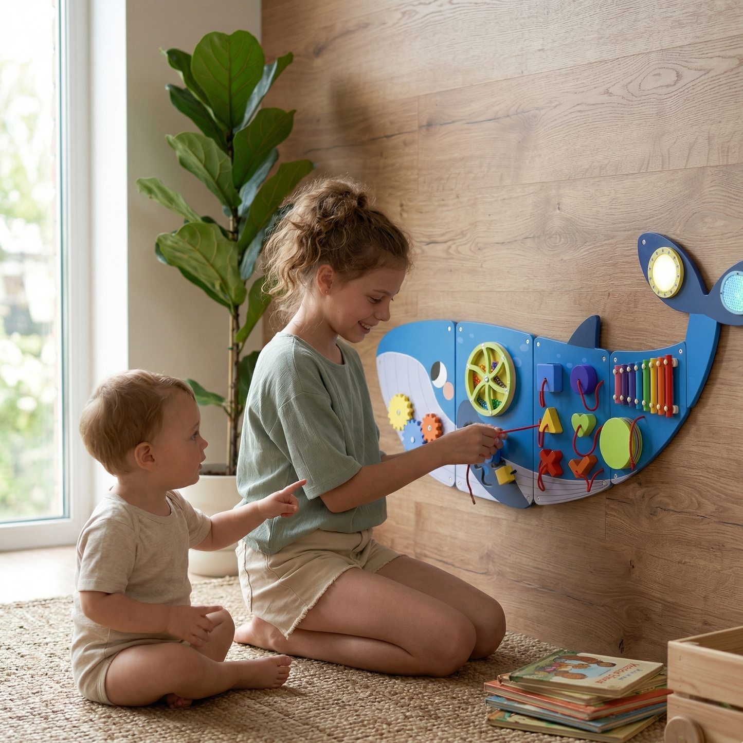 Montessori Wall Toy 8-in-1 | The Oceanic Discovery Suite