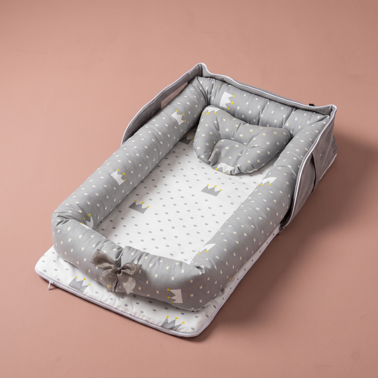 Portable Baby Nest Crib Cotton Foldable | The Cradle-Cloud Nest
