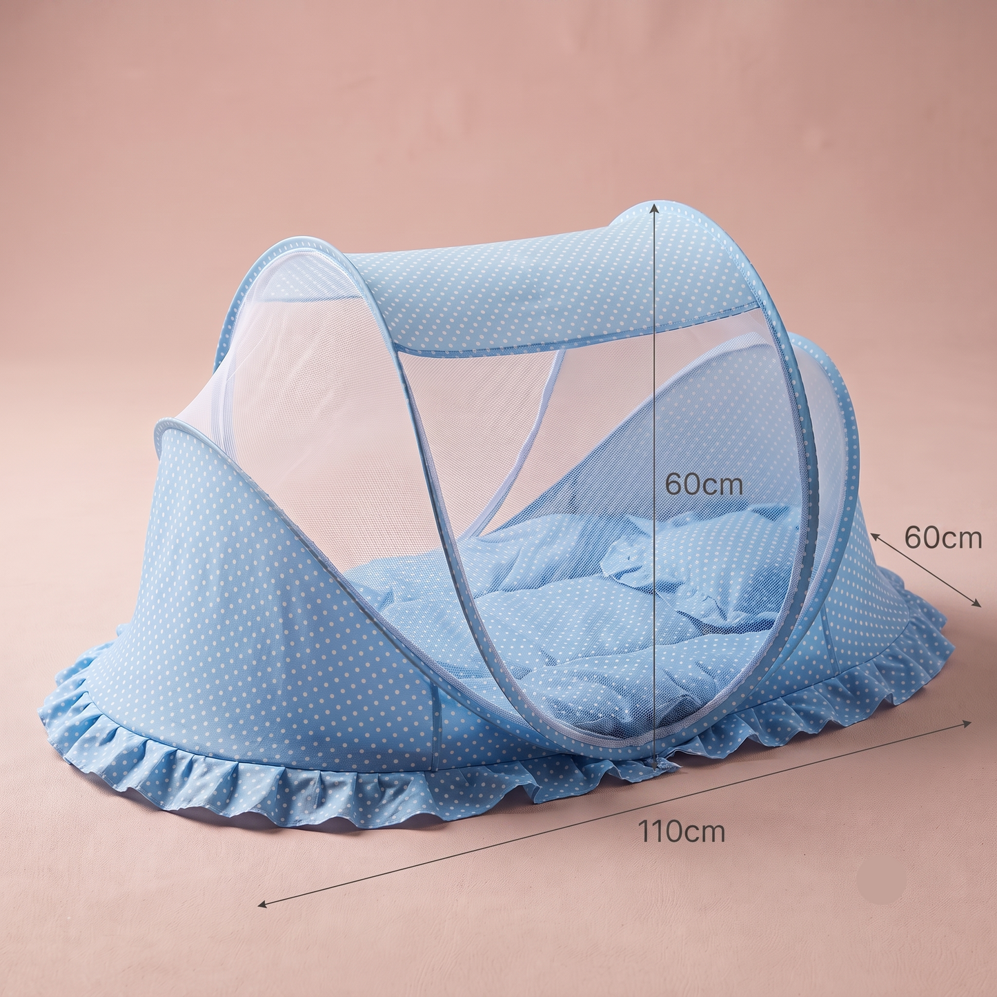Foldable  Baby Bed Net With Pillow Net 2pieces Set