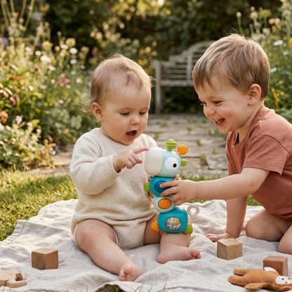Giraffe Teether Toy 4-in-1 | The Azure-Longneck