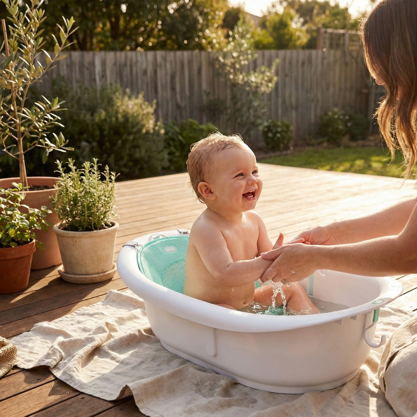Baby Bathtub Newborn to Toddler 4-Stage | The AquaSculpt