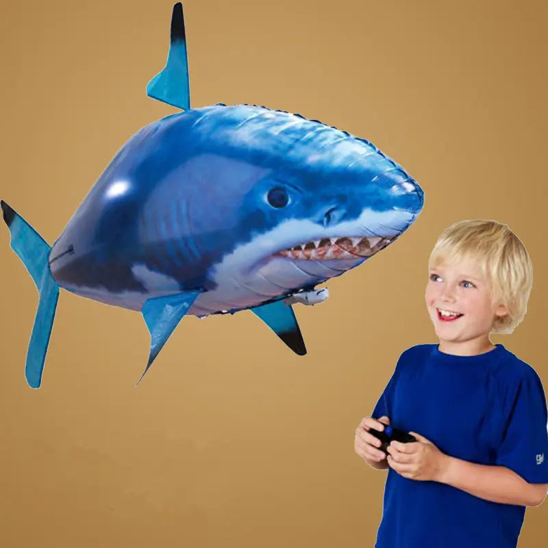 The Sky-Swimmer | Giant RC Flying Fish & Shark Helium Balloon Toy