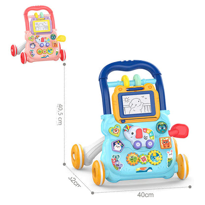 The Milestone 3-in-1 Learning Walker | Sit-to-Stand Musical Activity Toy