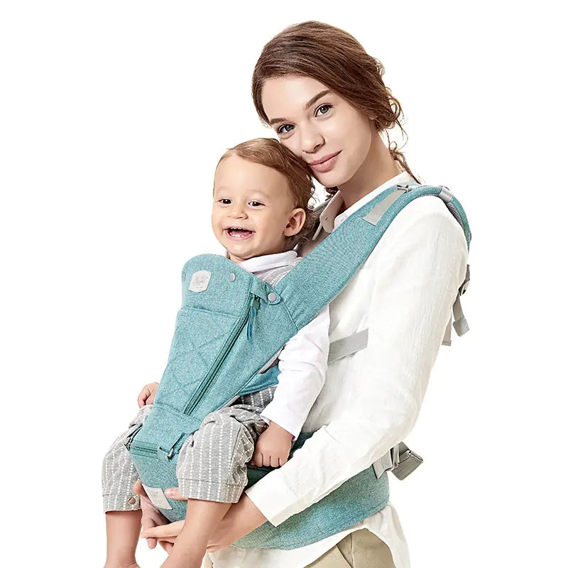 The Bear-Hug 4-in-1 Ergonomic Baby Carrier with Hip Seat