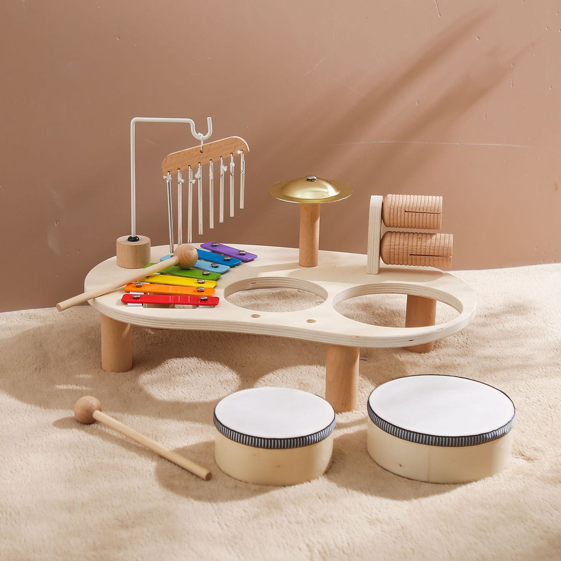 Montessori Wooden Music Station for Kids – The Maestro Conservatory