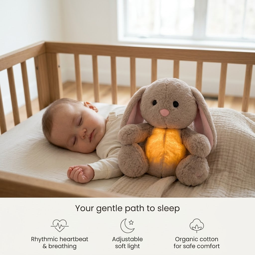 Breathing Bunny Sleep Soother Plush Toy – The Somni-Bunny Companion, photo 3