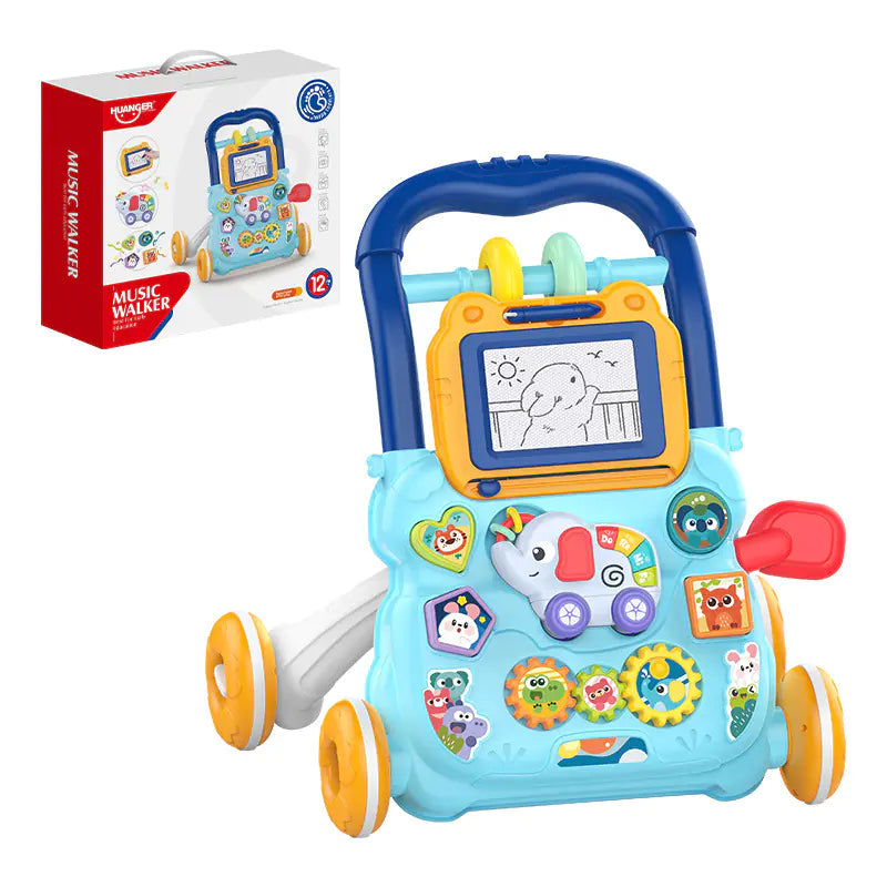 The Milestone 3-in-1 Learning Walker | Sit-to-Stand Musical Activity Toy