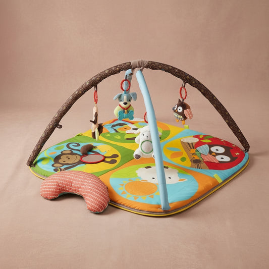 Baby Play Gym Mat Zoo Sensory 4-in-1 | The Savanna Sanctuary