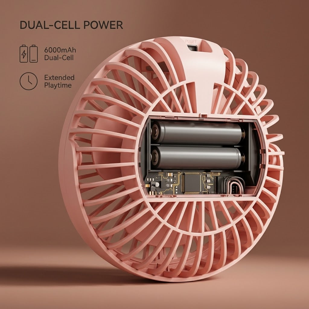Flexible Stroller Fan 4000mAh, 4-Speed – The Octo-Breeze Pro, photo 7