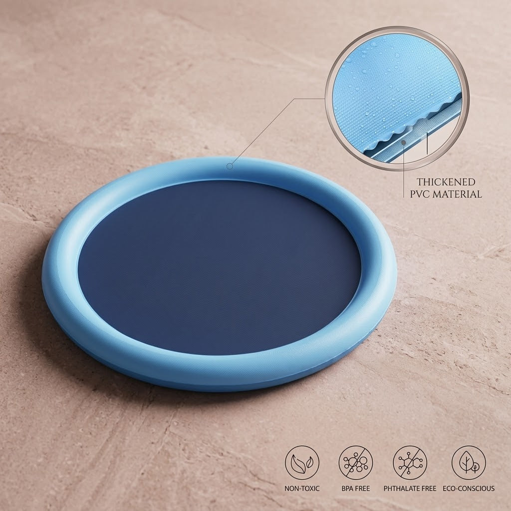 Splash Pad for Kids & Dogs Non-Slip | The Hydro-Haven Oasis