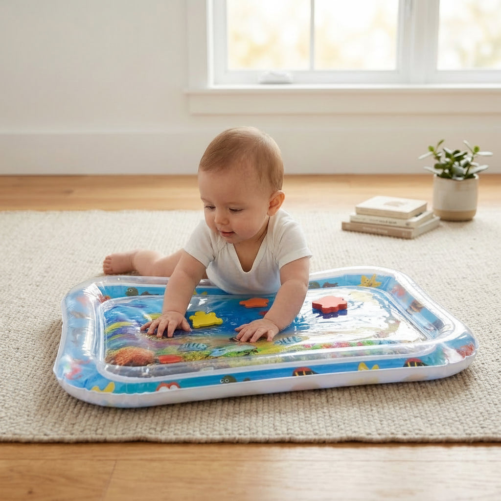 Inflatable Tummy Time Water Play Mat – The Aqua-Drift Studio, photo 3