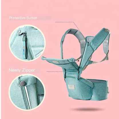 The Bear-Hug 4-in-1 Ergonomic Baby Carrier with Hip Seat
