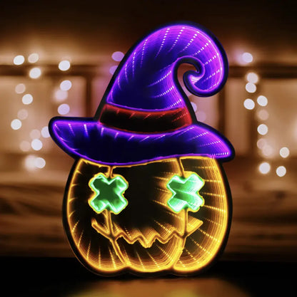 The GloomPop | LED Neon Halloween Sign Collection (Ghost, Pumpkin, Skull)