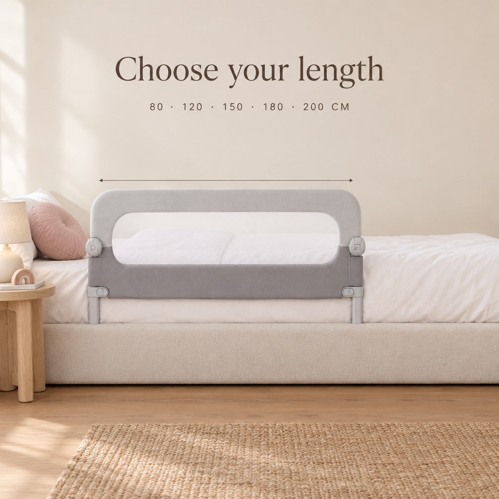 Bed rail lengths to choose from: 80, 120, 150, 180 and 200 cm