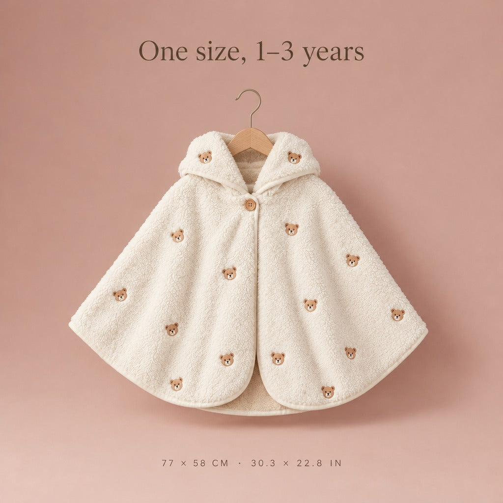 The Teddy Mantle one size for 1–3 years, 77 x 58 cm