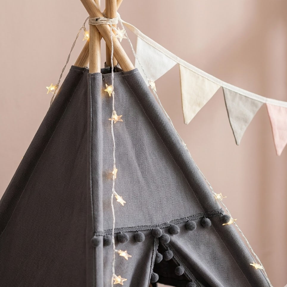 Cotton Canvas Teepee Tent with Mat | The Heritage Nordic