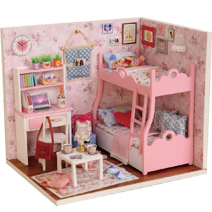 The Cozy Nook DIY Miniature House Kit | 3D Wooden Puzzle with Light & Music