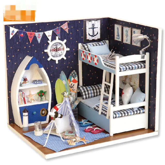 The Cozy Nook DIY Miniature House Kit | 3D Wooden Puzzle with Light & Music